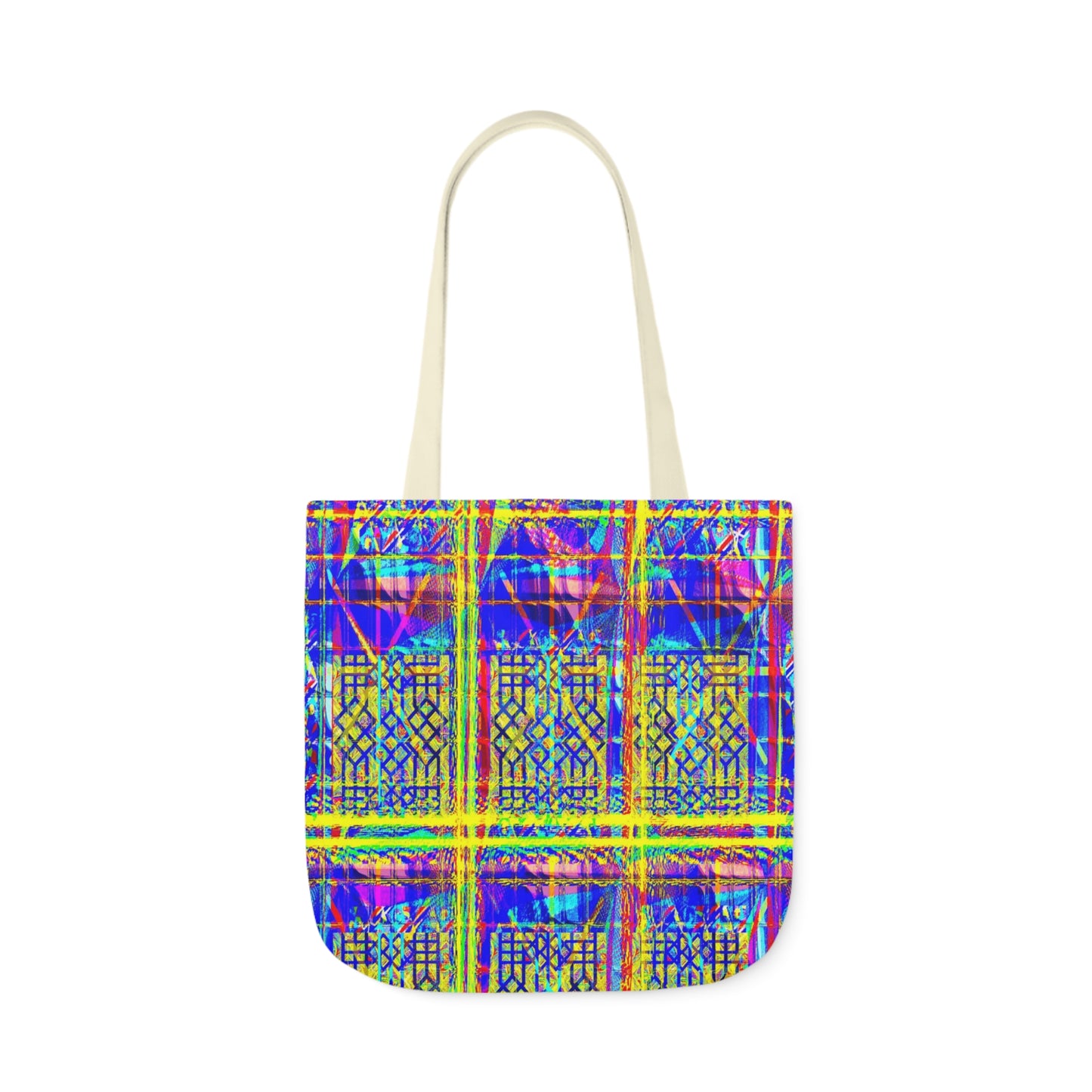 Vibrant Polyester Tote Bag