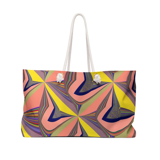 Peach Lilac Weekender Bag