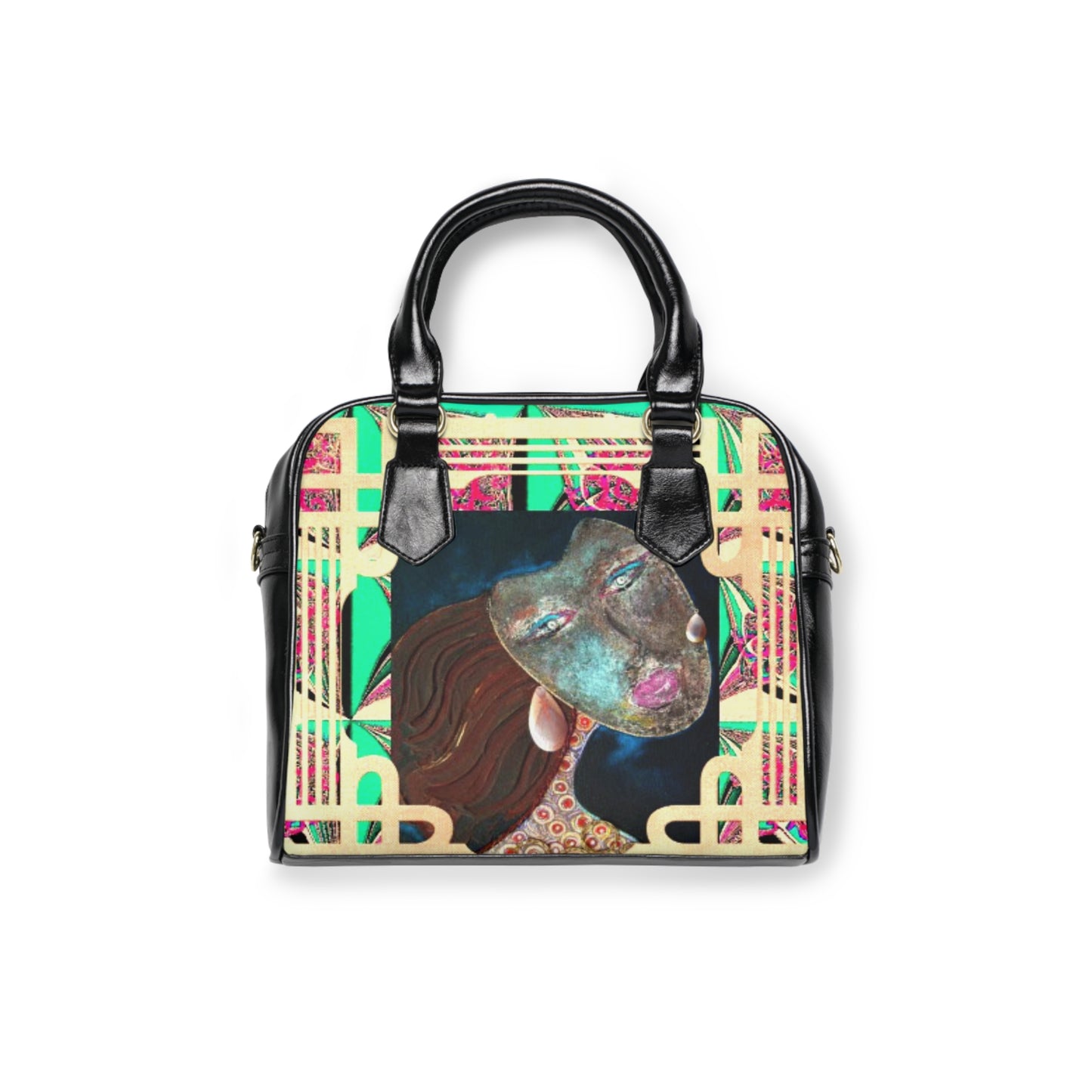 Portrait Shoulder Handbag