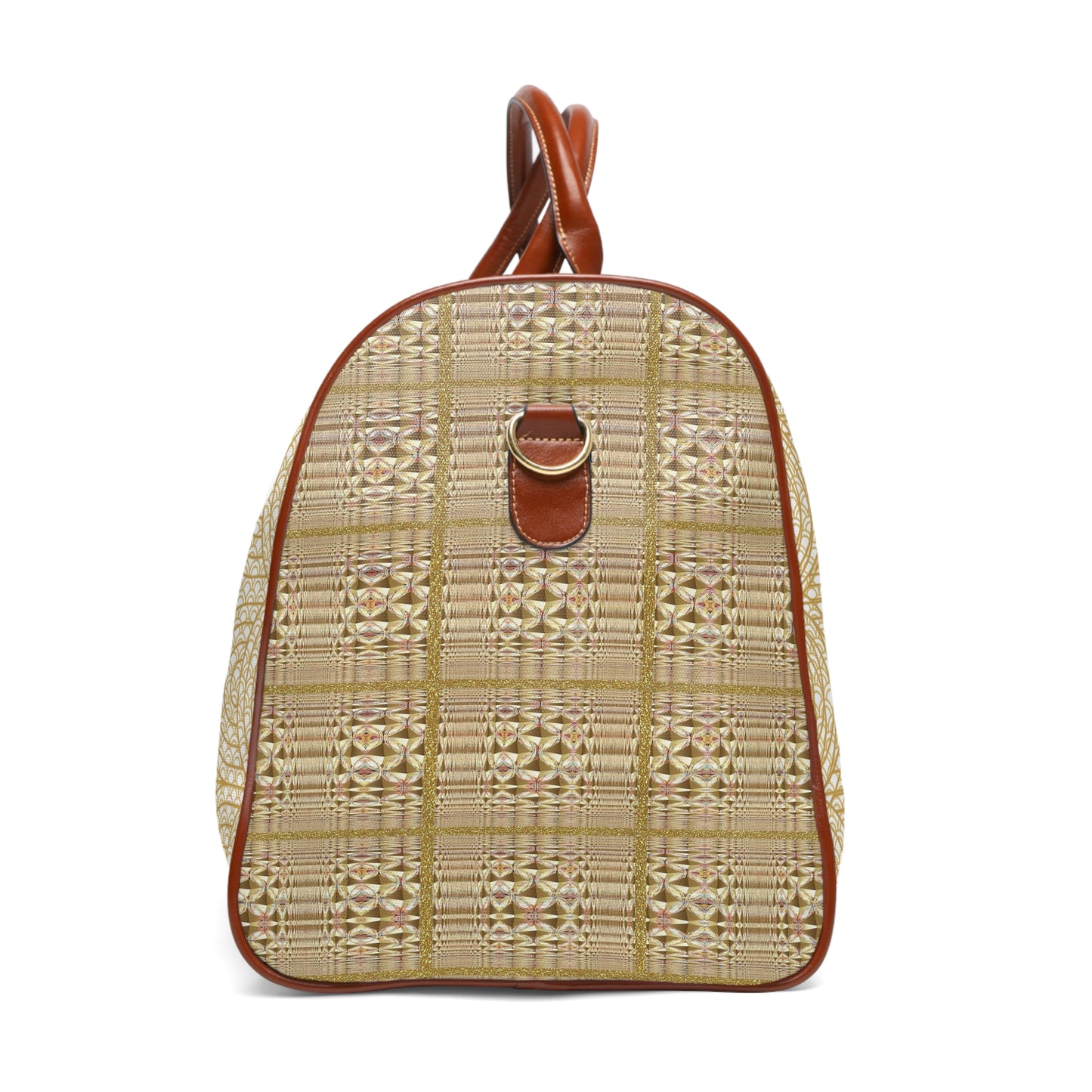 Diamond Patterned Travel Bag