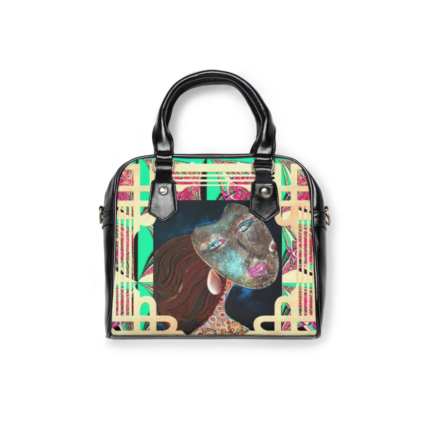 Portrait Shoulder Handbag