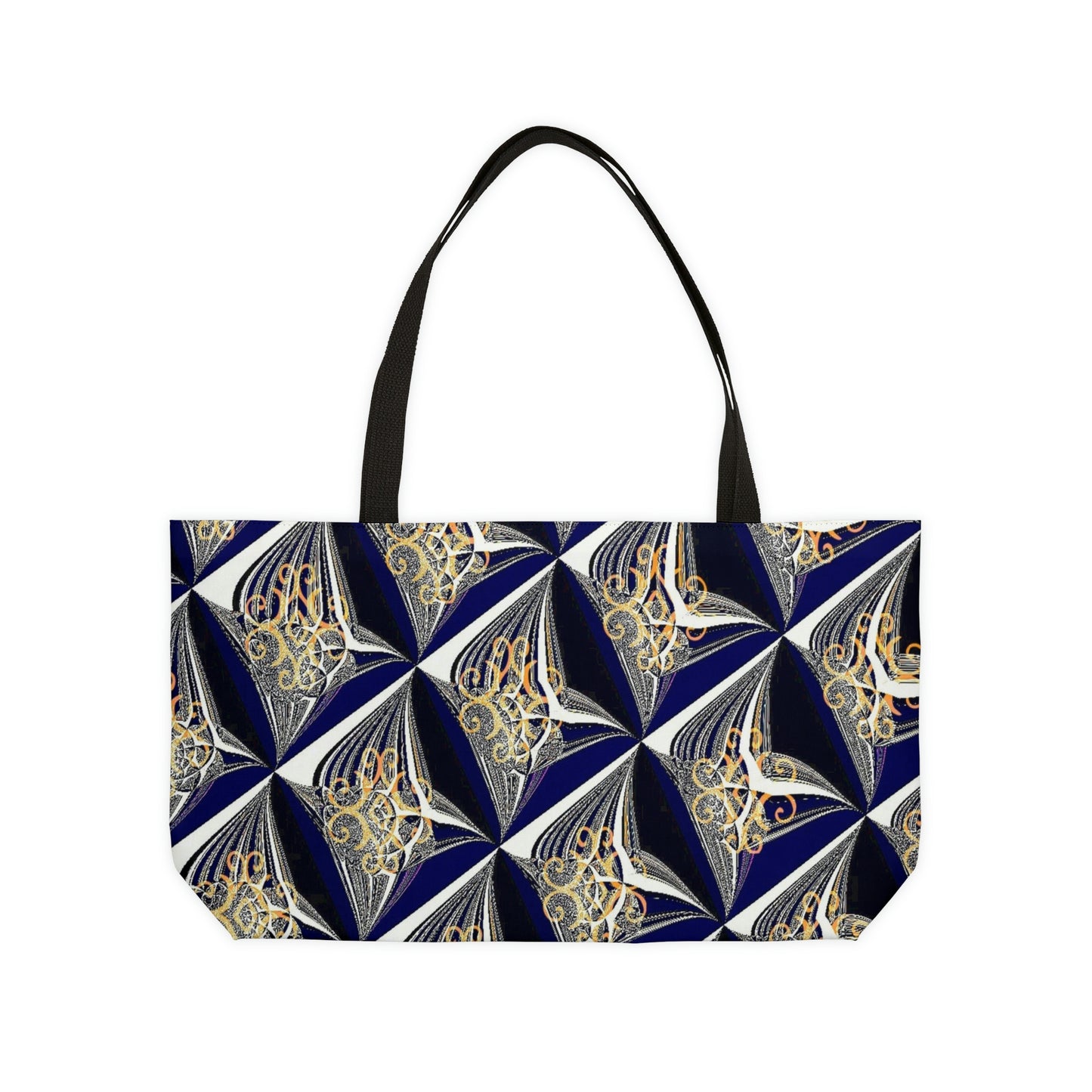 Blue & Gold Weekender Tote Bag